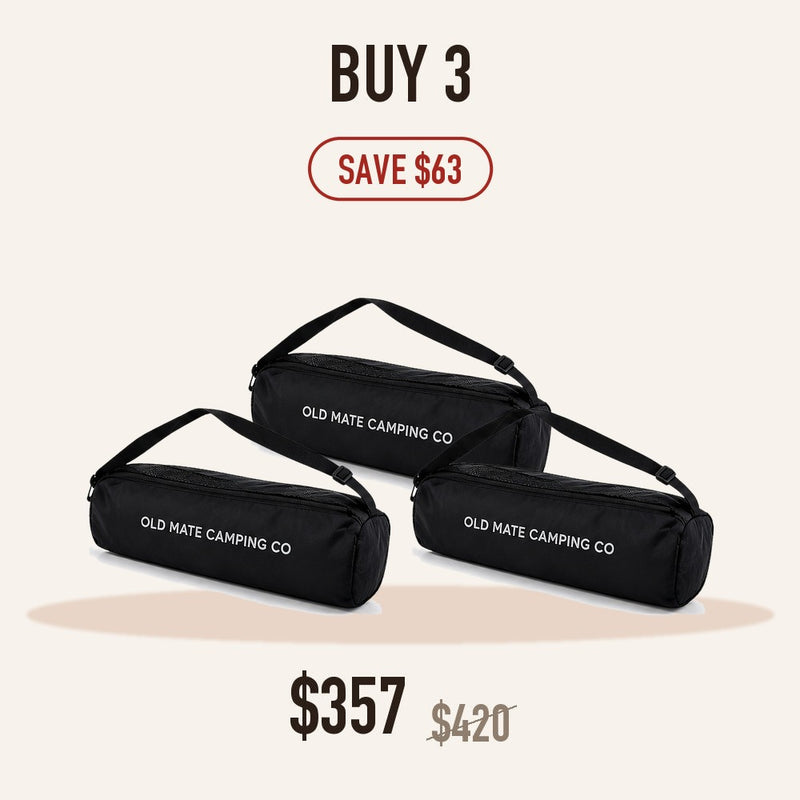 Three Old Mate Originals in carry bags - buy 3, save $63, $357 (was $420)